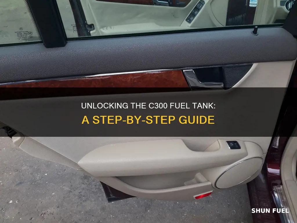 how to open c300 fuel tank
