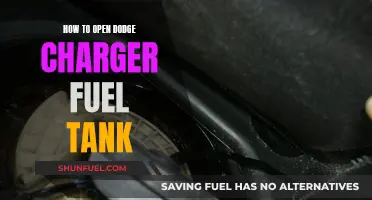 Opening the Fuel Tank of Your Dodge Charger