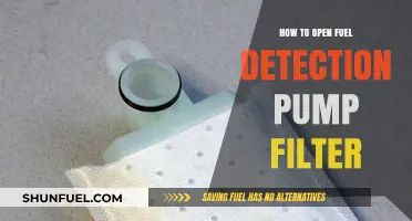 Opening Fuel Detection Pump Filter: Step-by-Step Guide