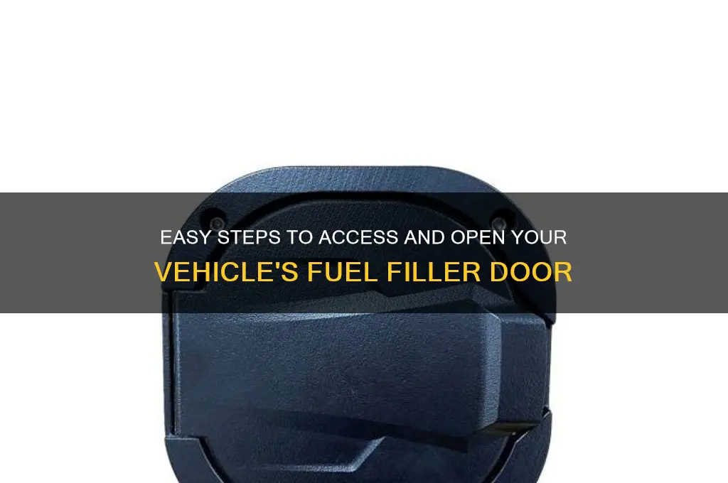 how to open fuel filler