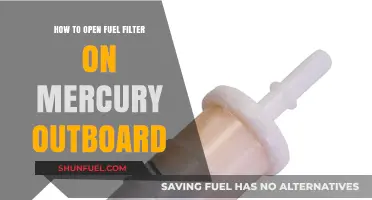Opening a Mercury Outboard Fuel Filter: Step-by-Step Guide