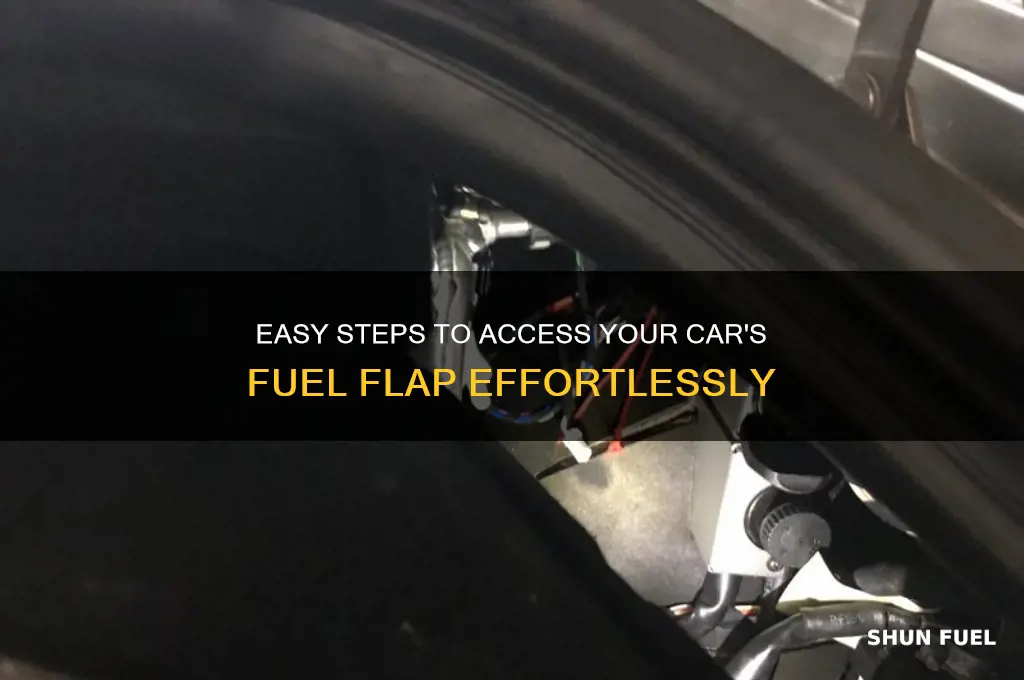 how to open fuel flap