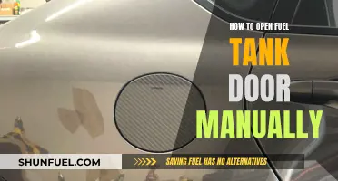 Opening a Stuck Fuel Door: A Manual Guide