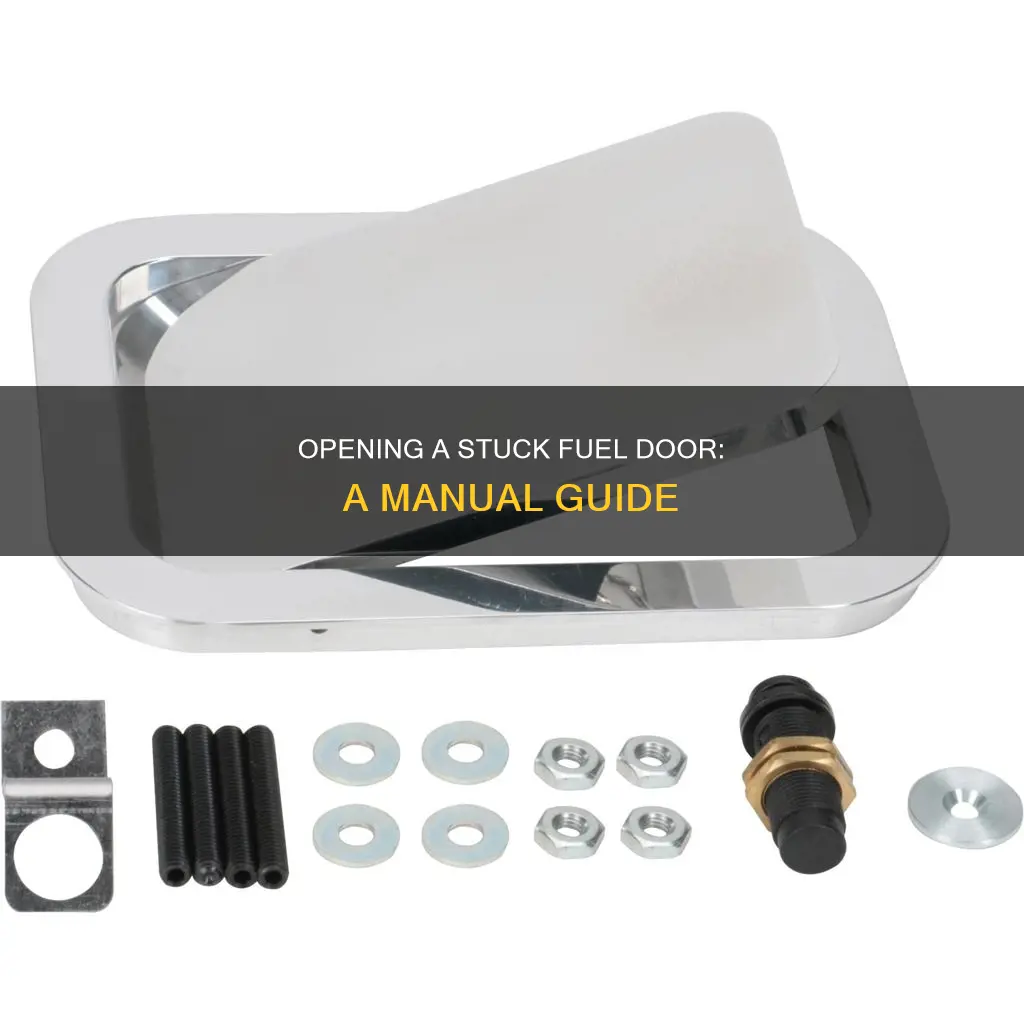 how to open fuel tank door manually