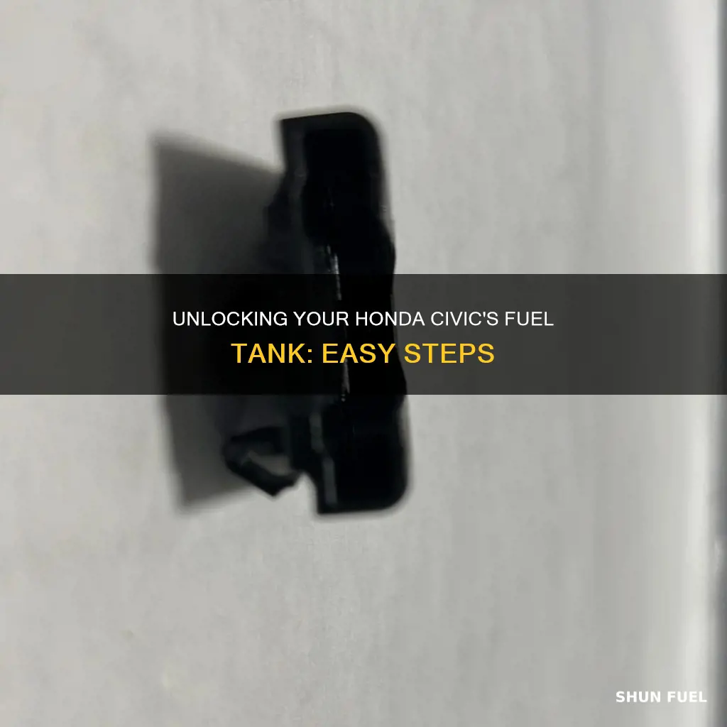 how to open fuel tank in honda civic