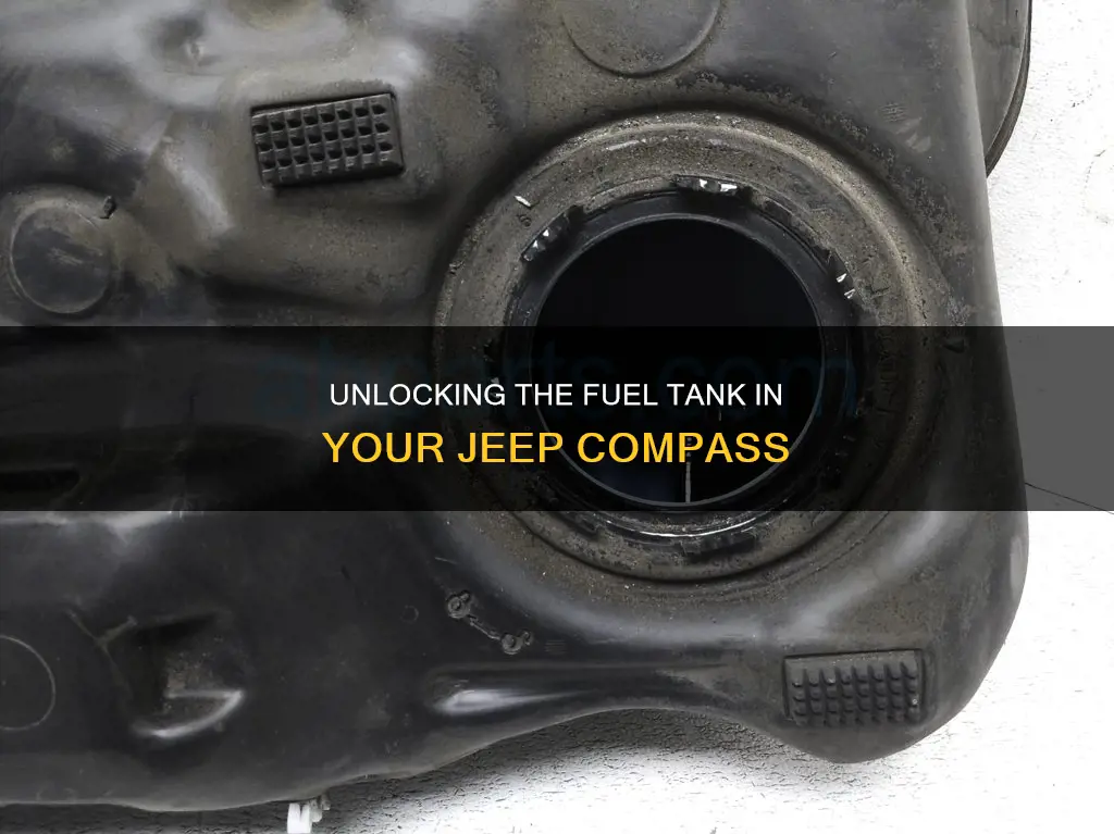 how to open fuel tank in jeep compass