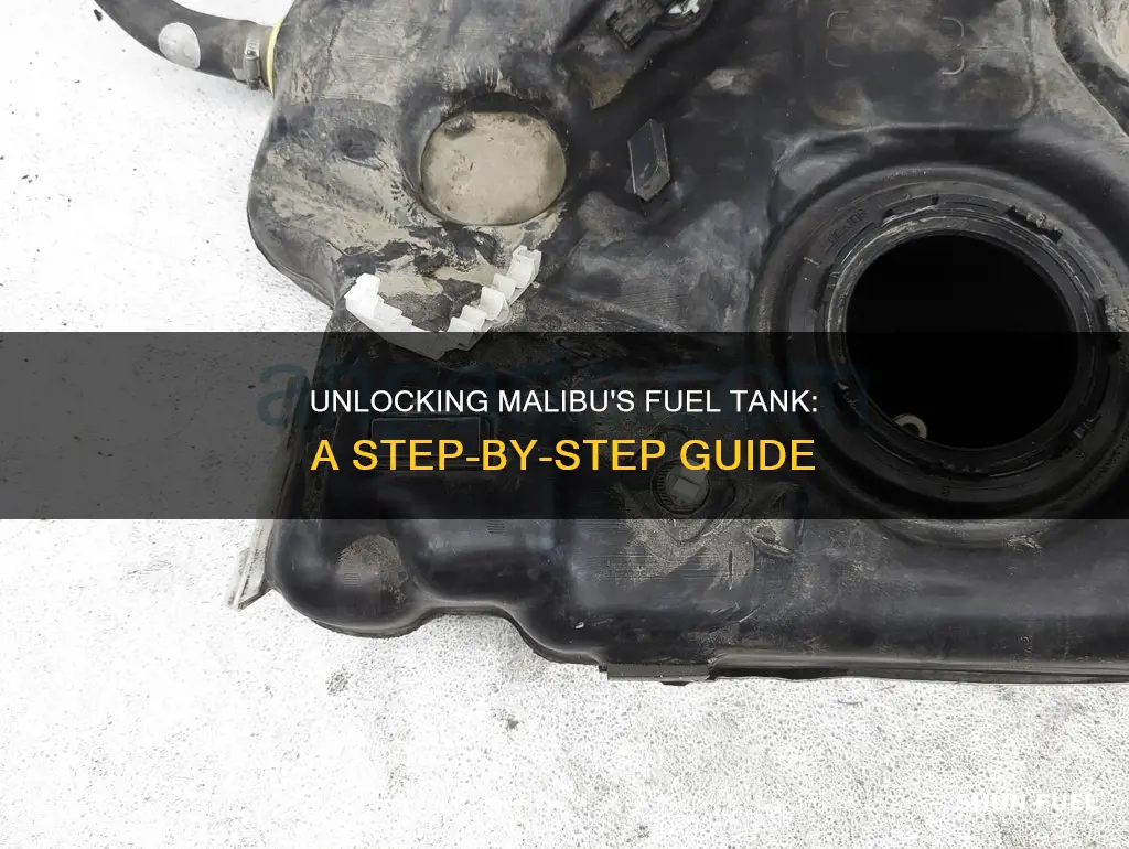 how to open fuel tank in malibu
