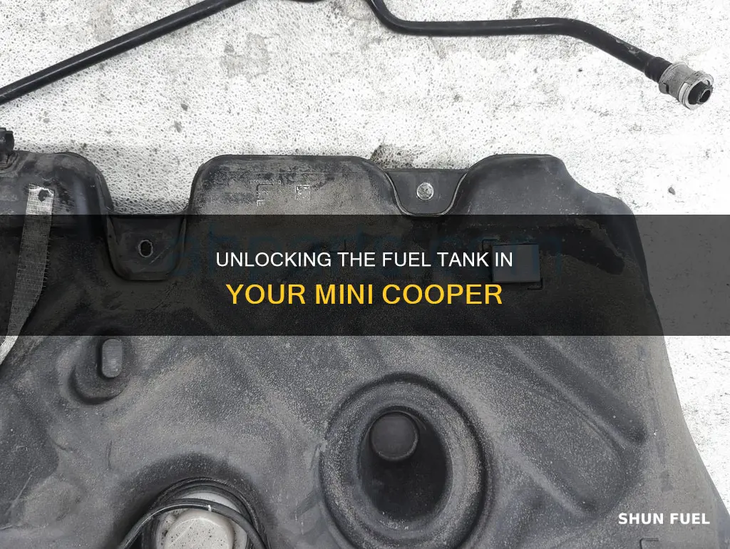 how to open fuel tank in mini cooper