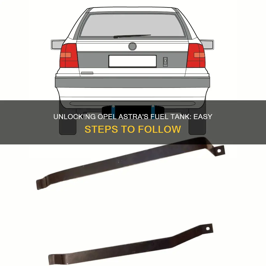 how to open fuel tank in opel astra