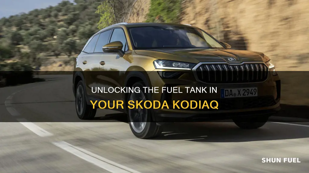 how to open fuel tank in skoda kodiaq