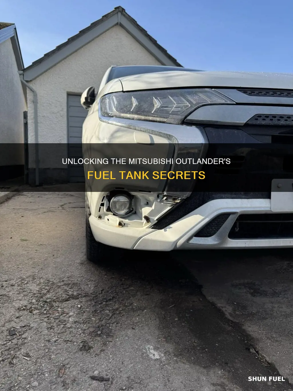 how to open fuel tank mitsubishi outlander