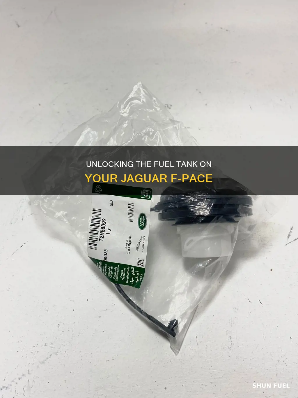 how to open fuel tank on jaguar f pace