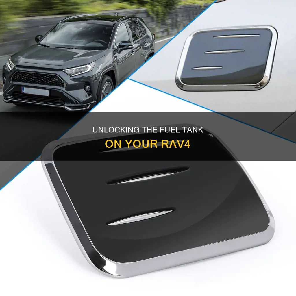 how to open fuel tank on rav4