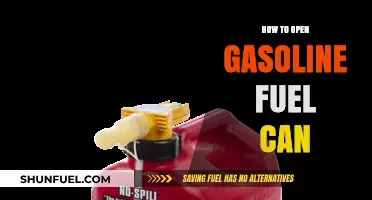 Mastering the Art of Safely Opening a Gasoline Fuel Can