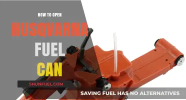 Easy Steps to Safely Open Your Husqvarna Fuel Can