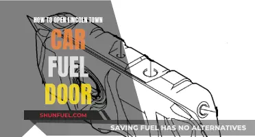 Opening the Fuel Door on a Lincoln Town Car