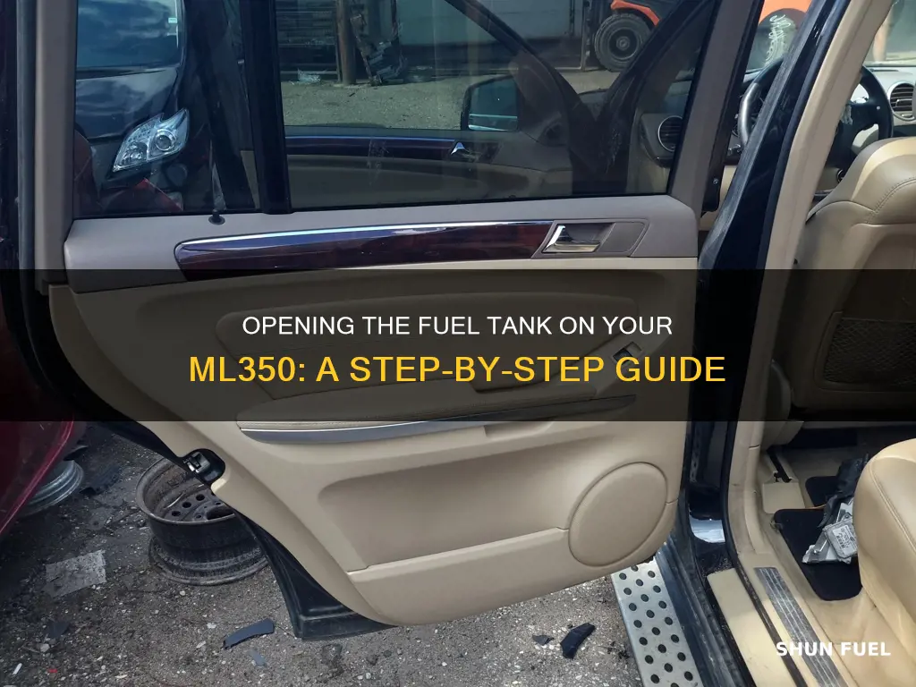 how to open ml350 fuel tank