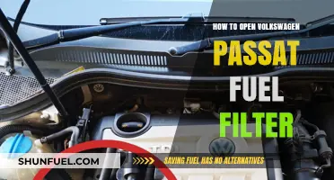 Opening the Fuel Filter on Your VW Passat
