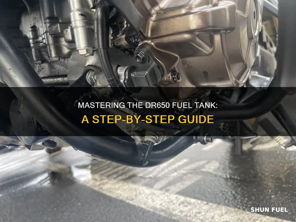 how to operate fuel tank dr650