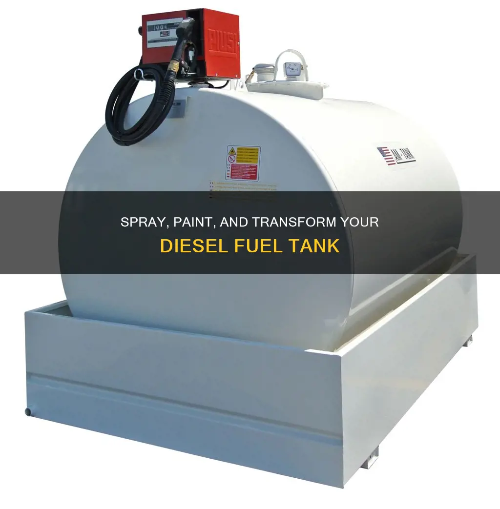 how to paint a diesel fuel tank
