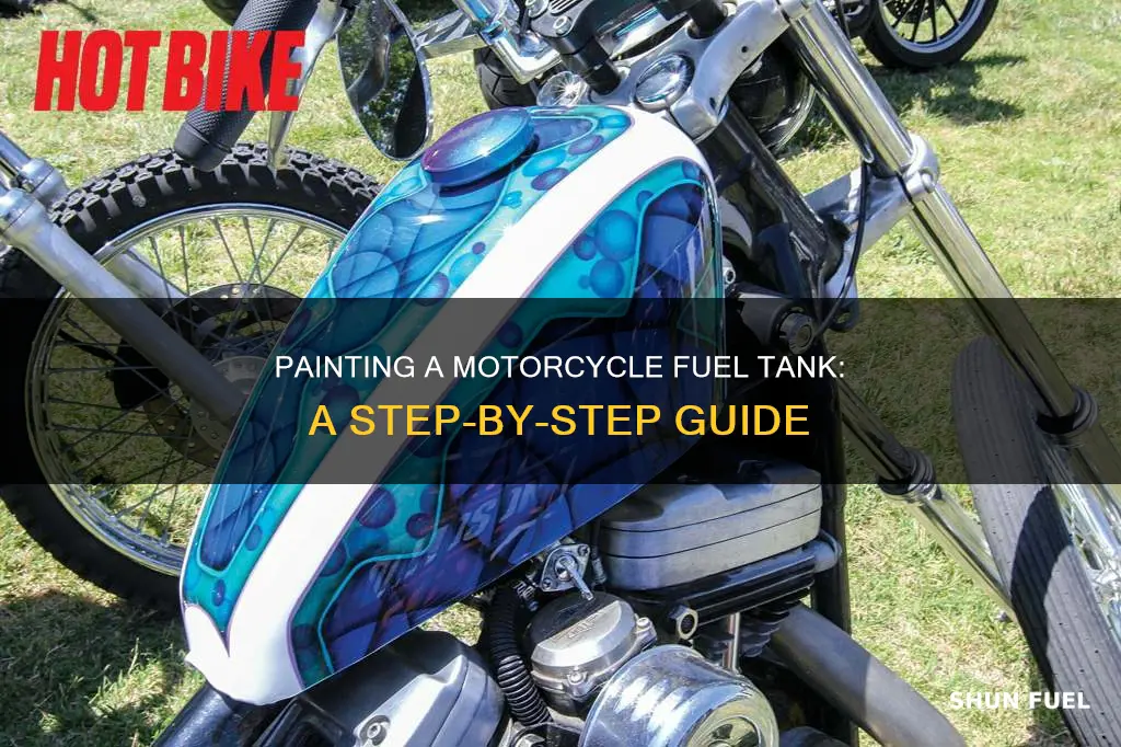 how to paint a motorcycle fuel tank