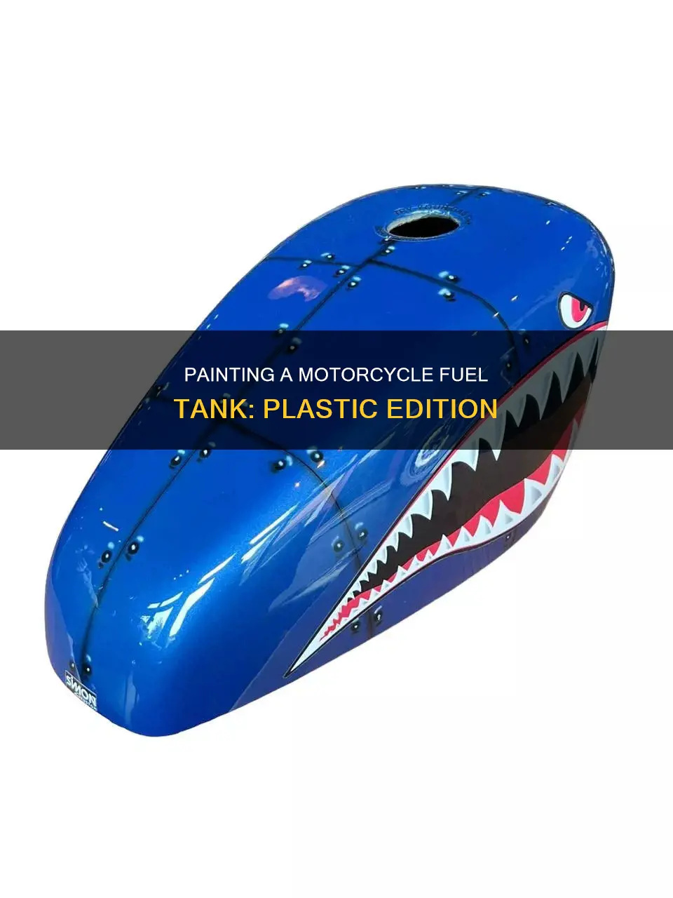how to paint a plastic motorcycle fuel tank