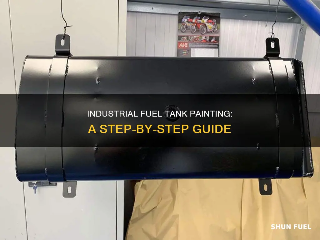 how to paint an industrial fuel storage tank