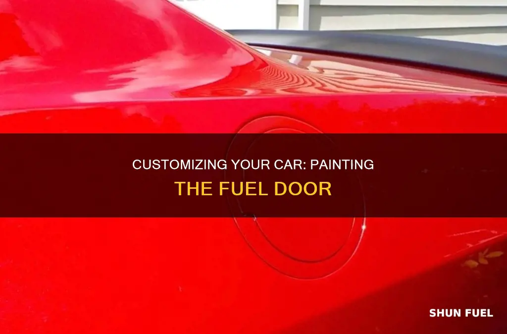 how to paint your fuel door on your car