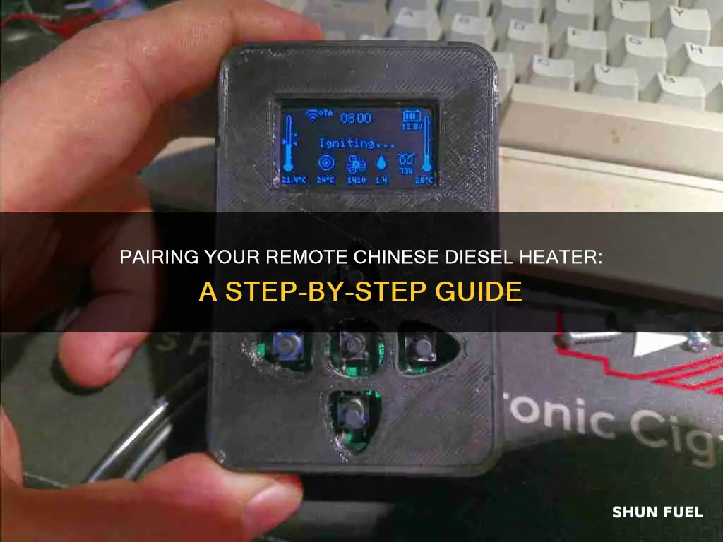 how to pair remote chinese diesel fuel heater