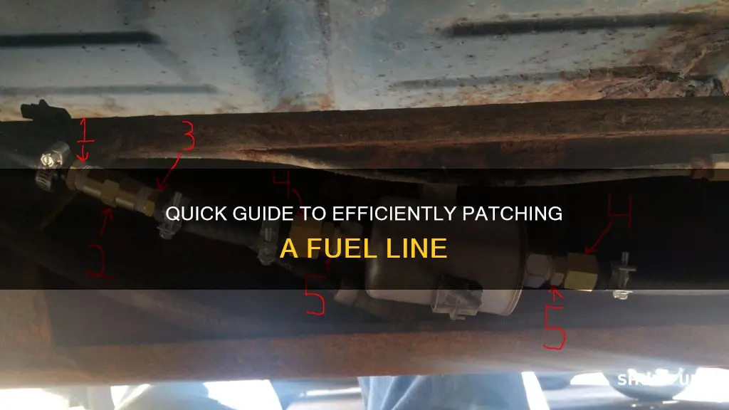 how to patch a fuel line