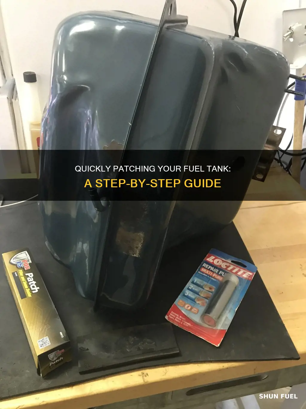 how to patch a fuel tank