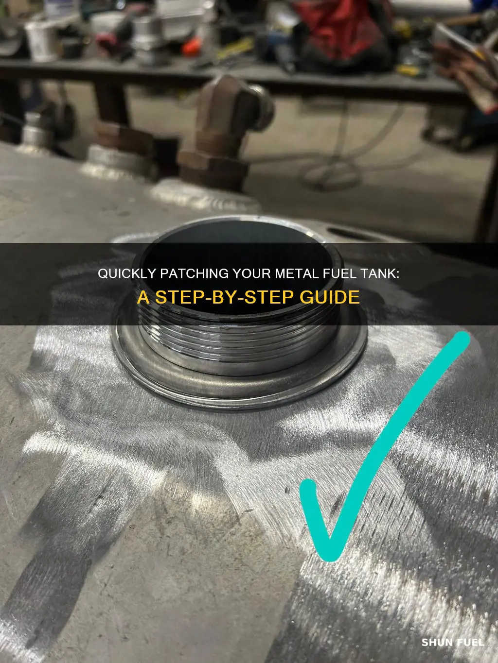 how to patch a metal fuel tank