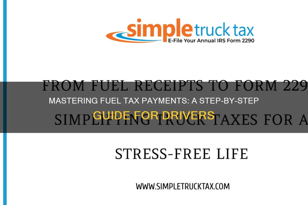 how to pay fuel tax