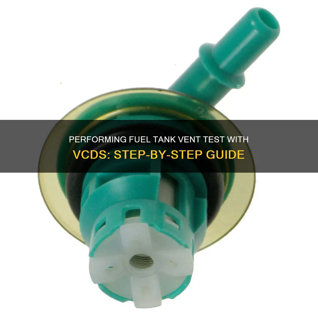 how to perform fuel tank vent test vcds