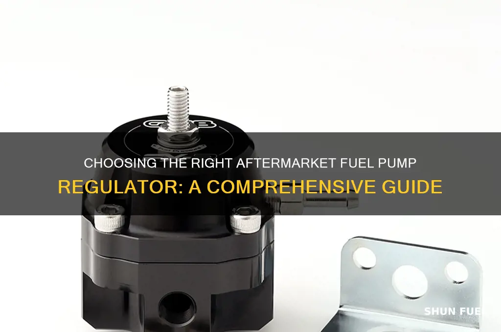 how to pick an aftermarket fuel pump regulator