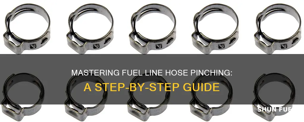 how to pinch fuel line hose