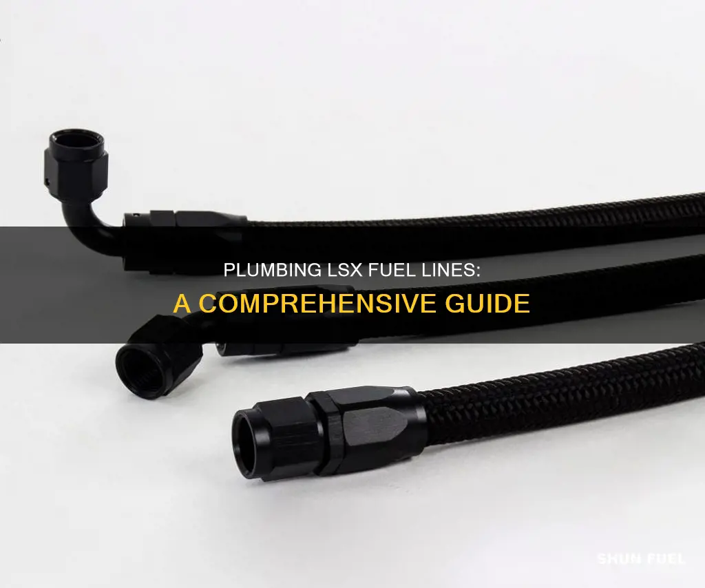 how to plumb fuel lines on lsx