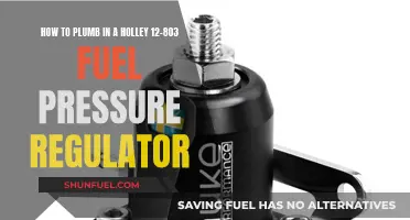 Plumbing a Holley 12-803 Fuel Pressure Regulator: A Step-by-Step Guide