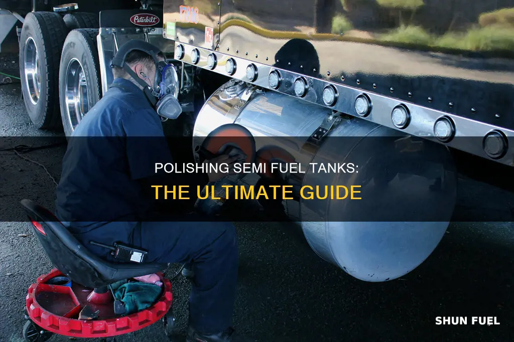 how to polish semi fuel tanks