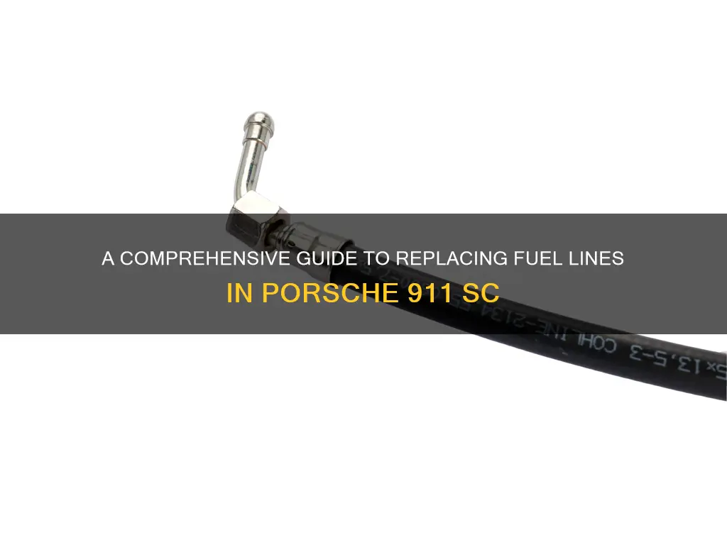 how to porsche 911 sc fuel line replacement