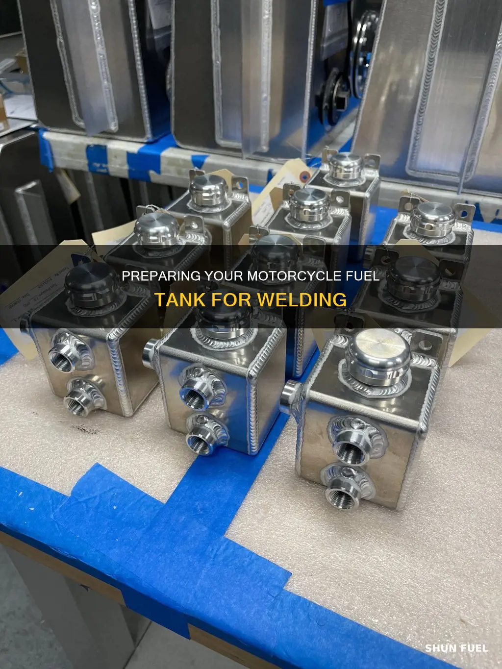 how to prepare a motorcycle fuel tank for welding