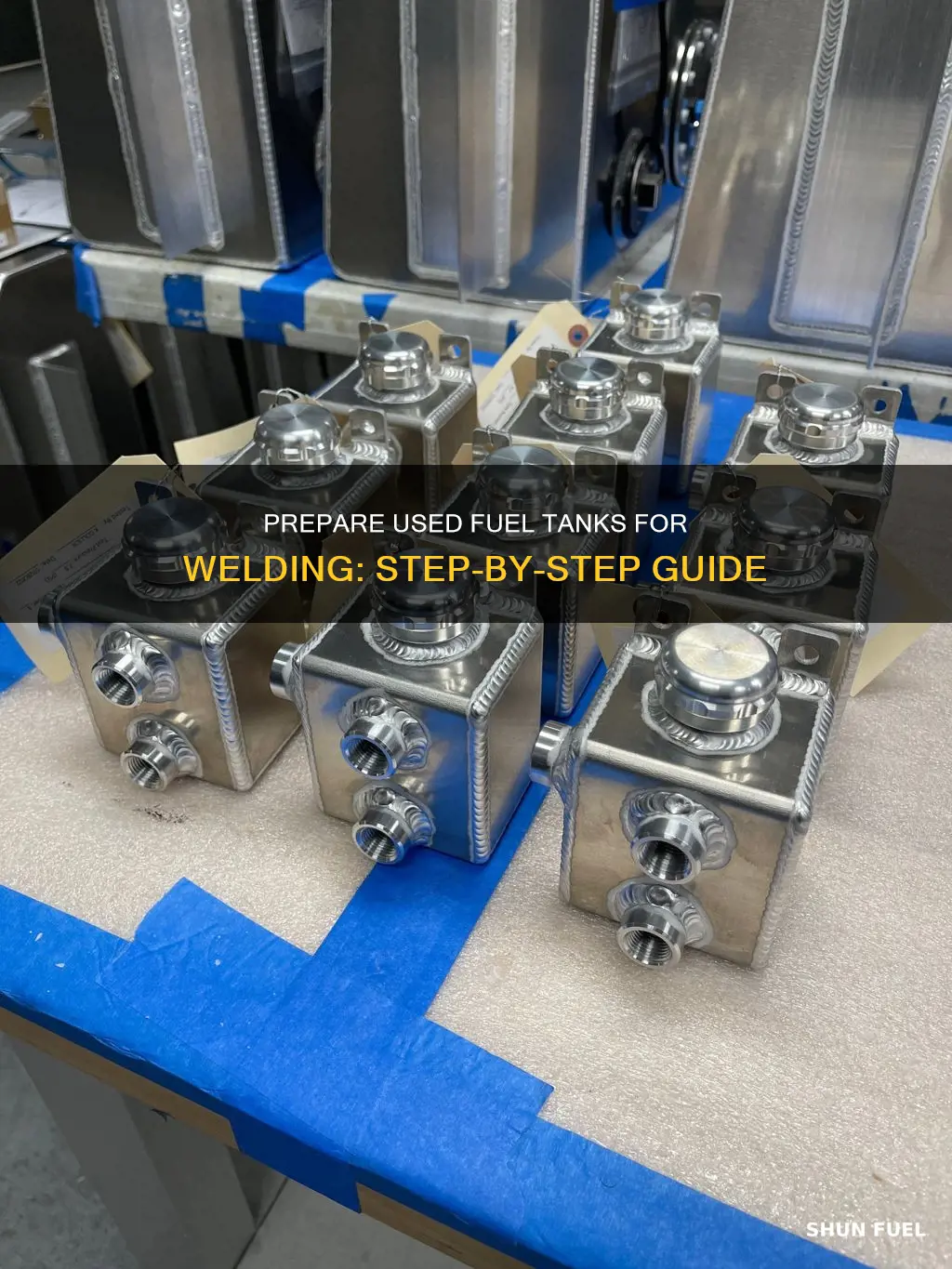 how to prepare a used fuel tank for welding