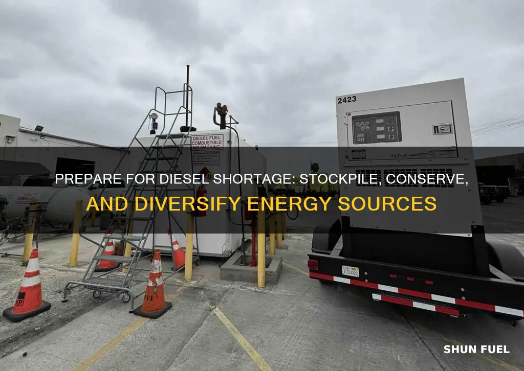 how to prepare for diesel fuel shortage