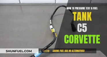 Pressure Testing a Fuel Tank: Corvette C5 Guide