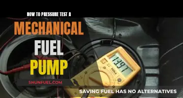 Pressure-Testing a Mechanical Fuel Pump: A Step-by-Step Guide