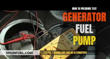 Pressure Testing a Generator Fuel Pump: A Step-by-Step Guide