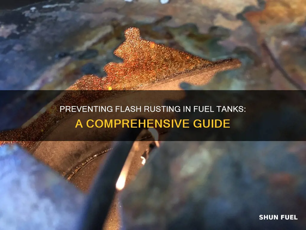 how to prevent a fuel tank from flash rusting