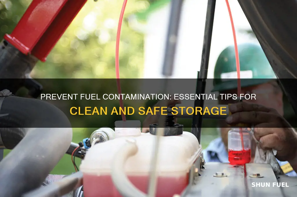 how to prevent fuel contamination