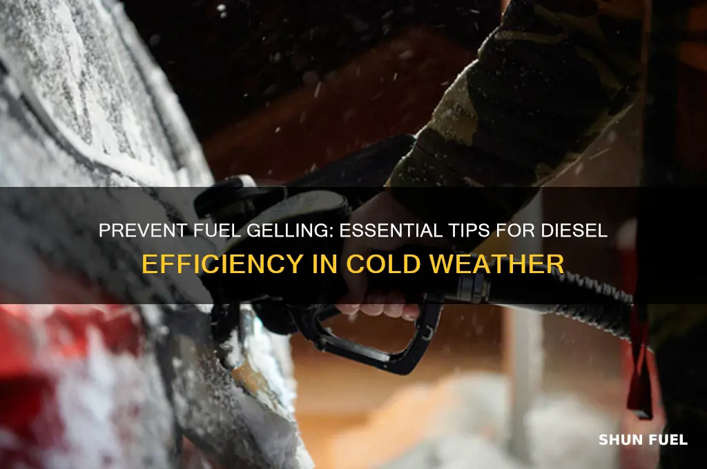 how to prevent fuel gelling