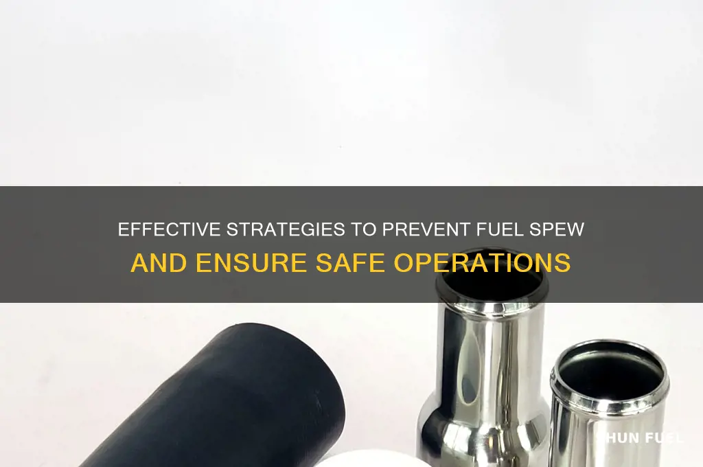 how to prevent fuel spew